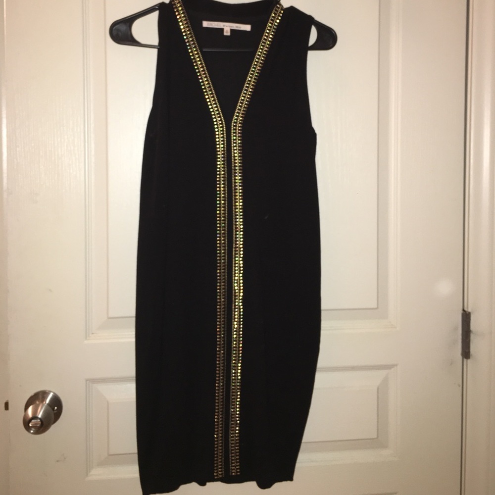 Black & Gold event dress