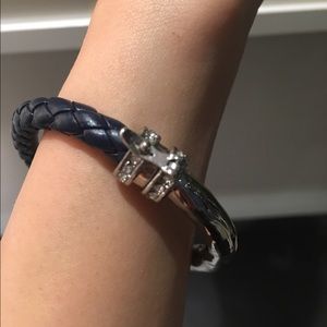 Hero Metal + Leather Cord Bangle