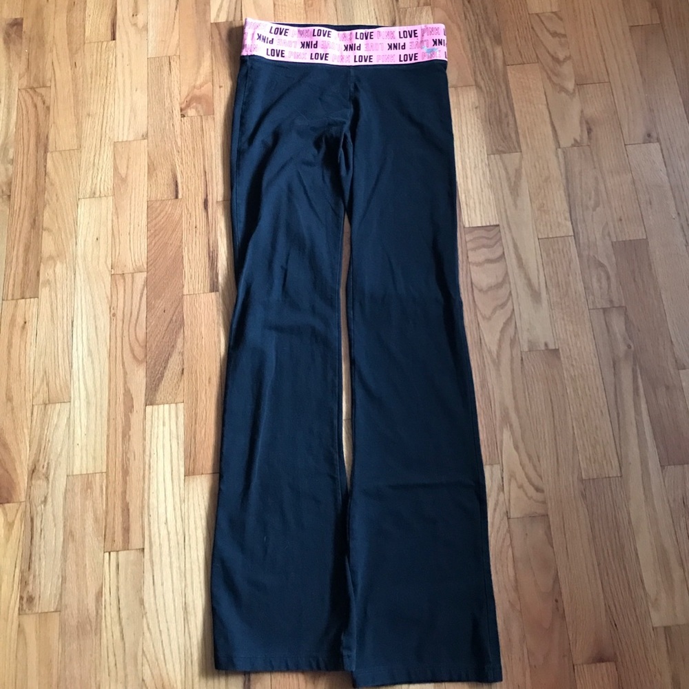 Pink yoga pants