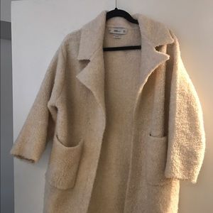 Cozy cream coat