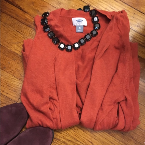 Old Navy Sweaters - Burnt orange cardigan