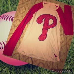 VS PINK baseball tee