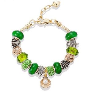 Silver plated Italian Murano bracelet