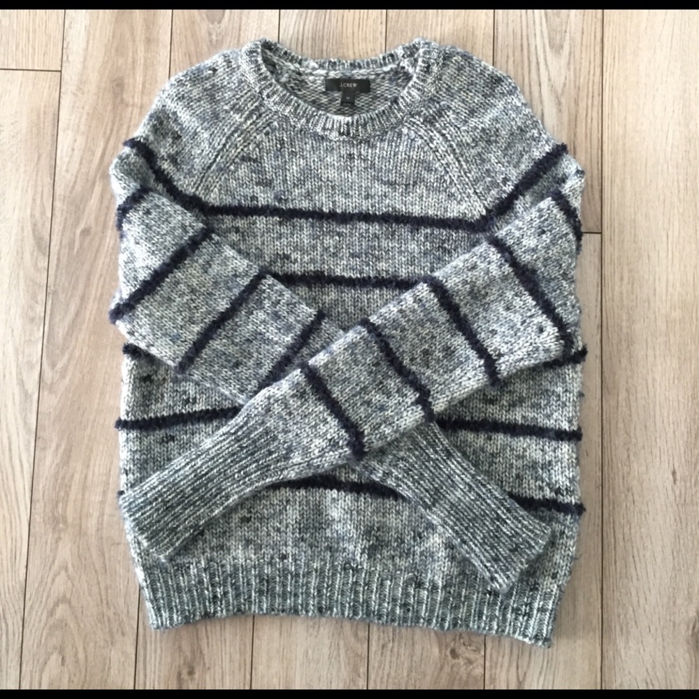 J. Crew striped wool sweater