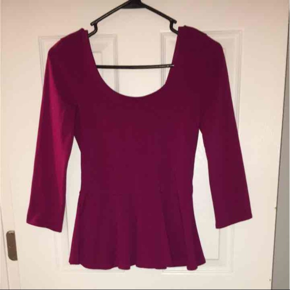 Express peplum top
