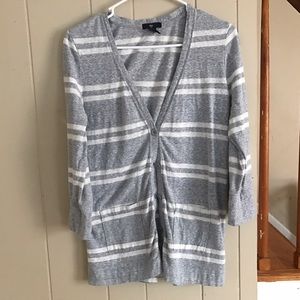 Gap cardigan, tunic length, size small