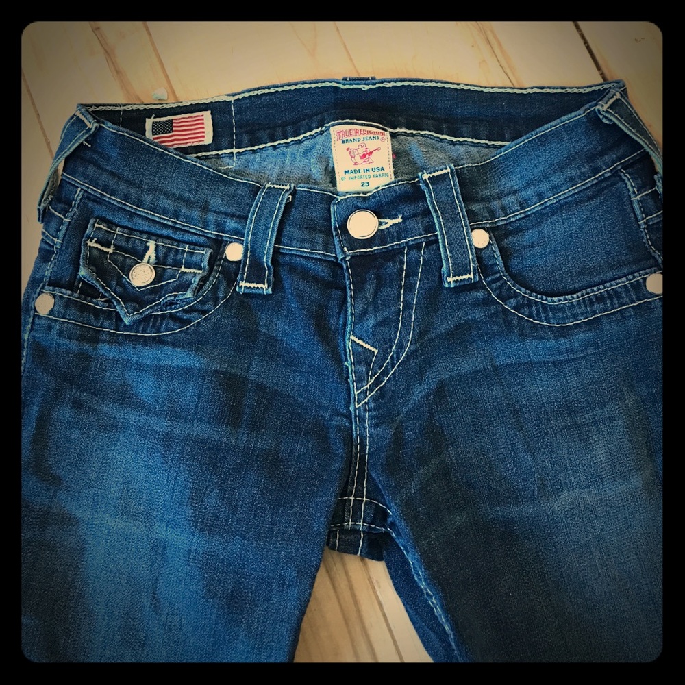 True Religion misty skinny jeans