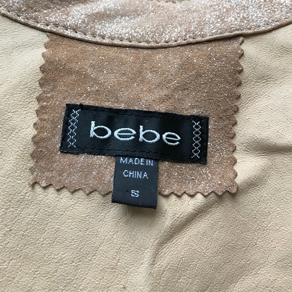 Gorgeous leather jacket with metallic finish NWOT - Picture 3 of 4