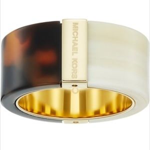 Michael Kors Gold Color Blocked Ring