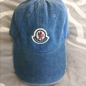 MONCLER DENIM DAD HAT
