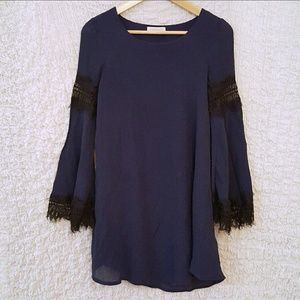 Forever 21 Bell Sleeve Mini Dress / Tunic