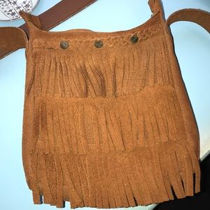 Minnetonka fringe cross body bag