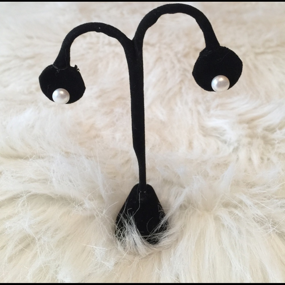 Pearl Earring Posts in S/S