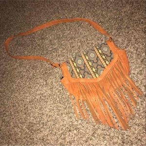 Brown, Chevron Purse