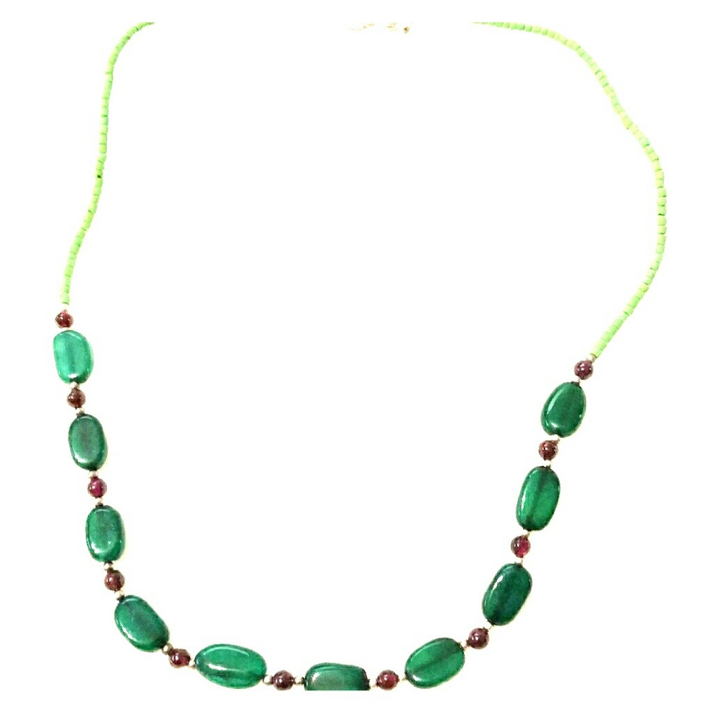 New Handcrafted Real Gemstone Necklace