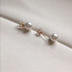 Pearl Double-Sided Earrings