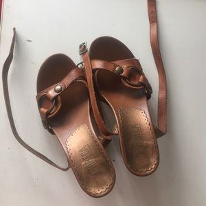 Leather sandals