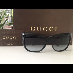 Gucci GG 3585/S D28/PT Shiny Black sunglasses