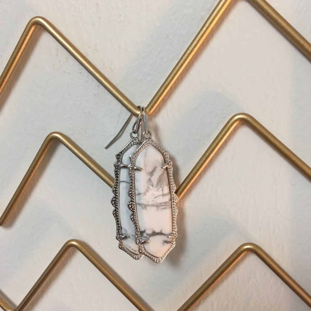 Kendra Scott Howlite Fran Earrings