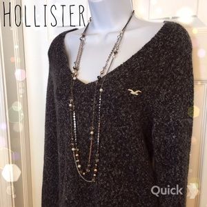 Hollister Knit V-Neck Sweater