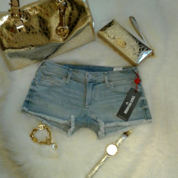 True Religion Pants - 💚TRUE RELIGION Pale Blue Joey Cut Off Shorts💚