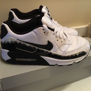 Air max 90 white/black