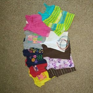 Toddler girl tops bundle