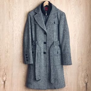 NWOT ESPRIT Classic Tweed Trench Coat