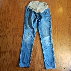 Old Navy super skinny full front maternity jeans