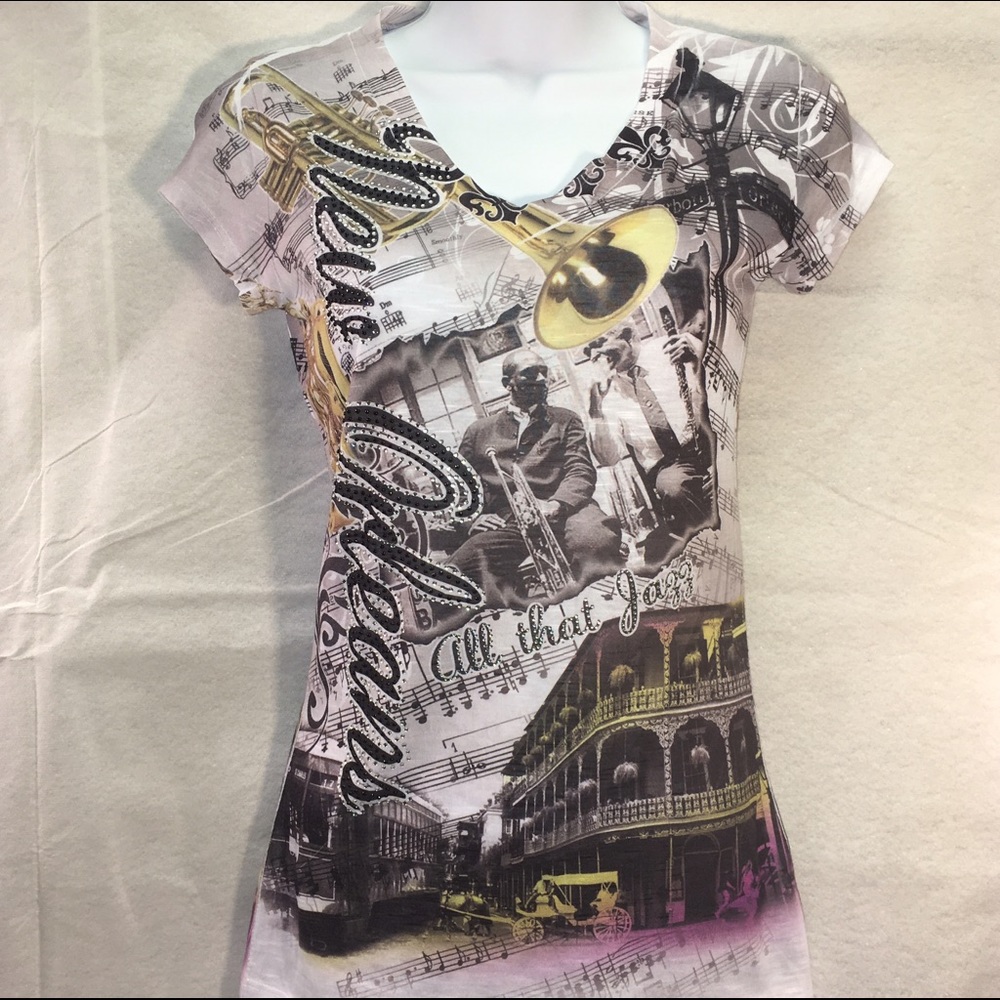 New Orleans Jazz Bling shirt