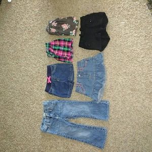 Toddler girl 18mo/2T bottoms bundle