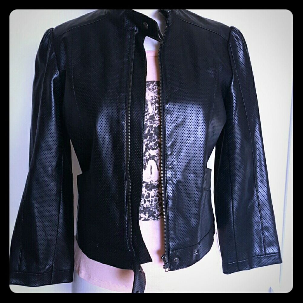 [ Ark &  Co]  Vegan leather jacket