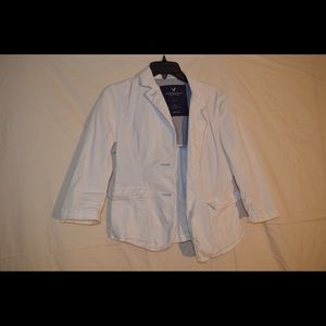 American Eagle White Blazer