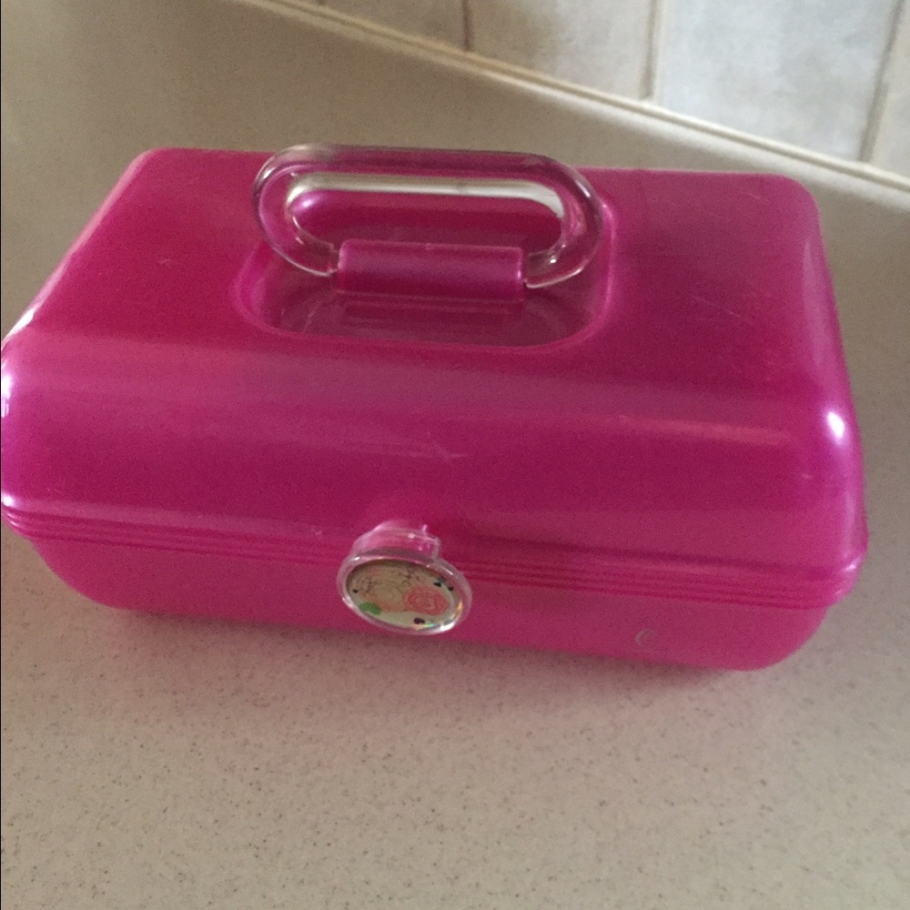 Caboodle makeup case and mirror