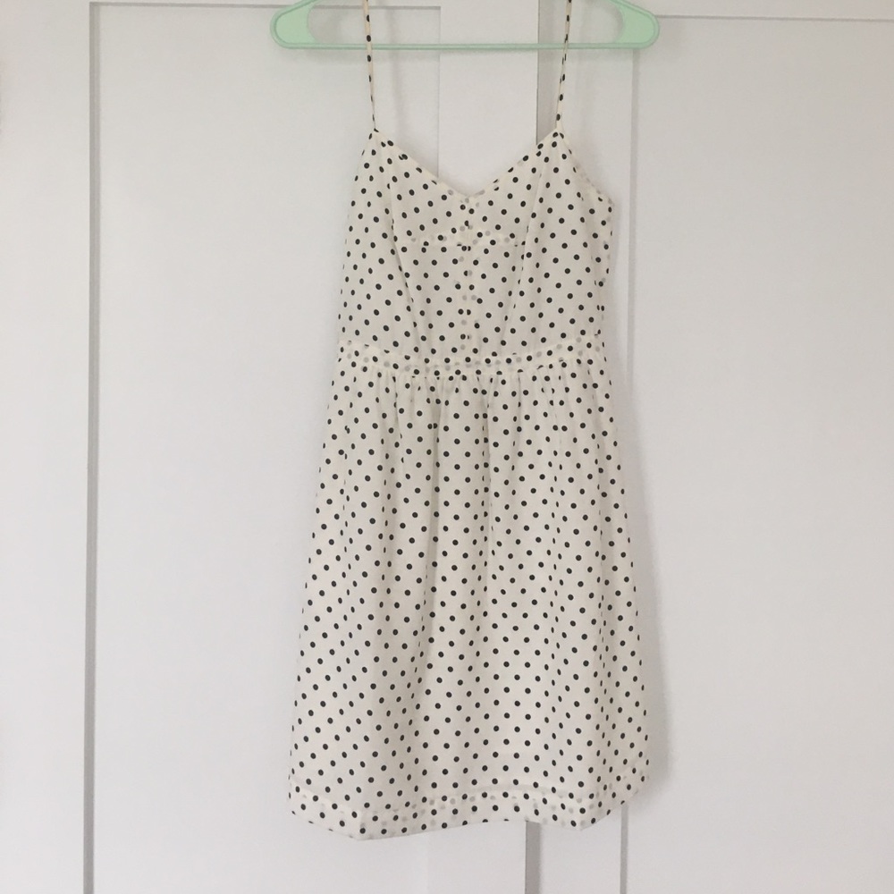 Silk Polka Dot Cami Dress