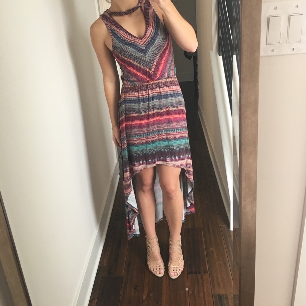 ⚡️High/Low Dress w/ Choker ⚡️