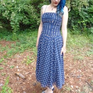 Vintage polka dot dress