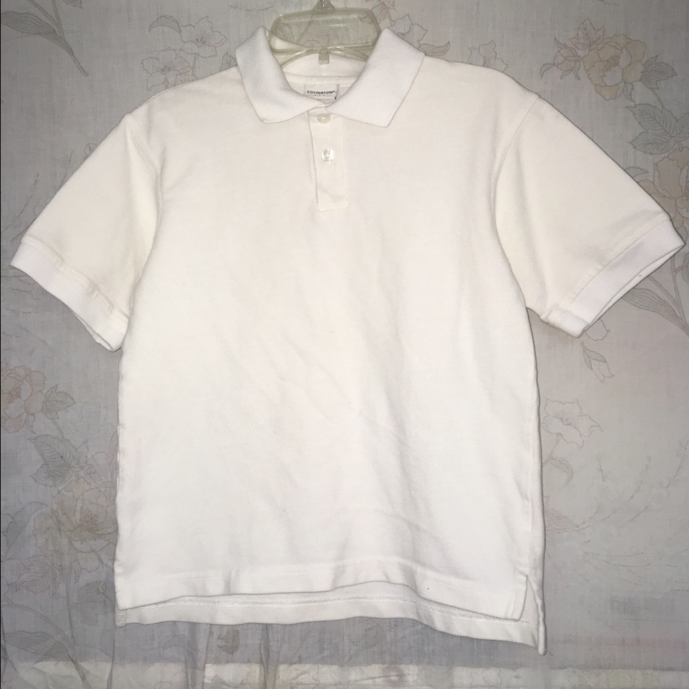 Boys Covington White School Uniform Shirt