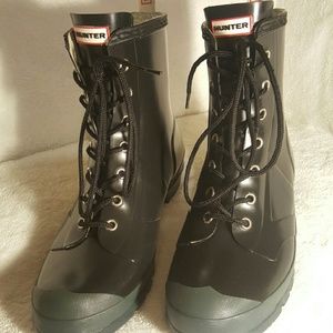 Womens Hunter Bormio Rain Boots Size 11