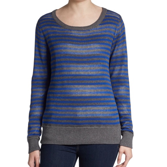 Michael Stars Sweaters - New MICHAEL STARS Blue Gray Reversible Sweater