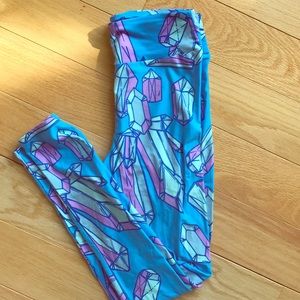 LuLaRoe OS crystal leggings! Unicorn!!