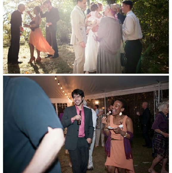 Forever 21 Coral Dress - Picture 2 of 5