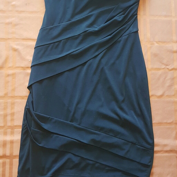 DONATED Black Cocktail Dress with Diamond Detail - Picture 3 of 4