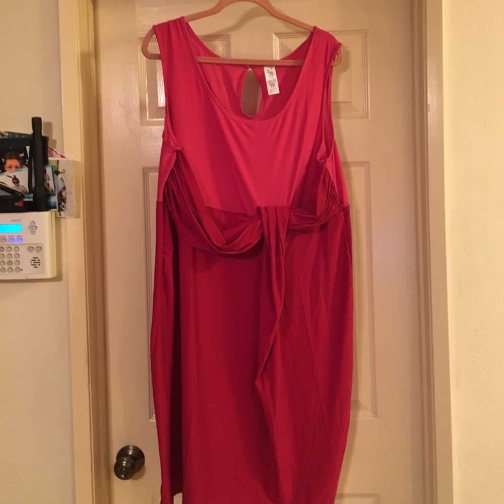 Two toned pink dress