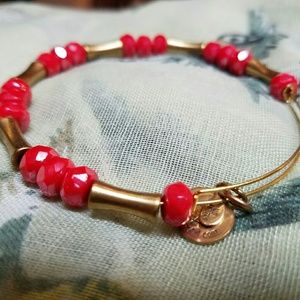 Red and Gold Bracelet