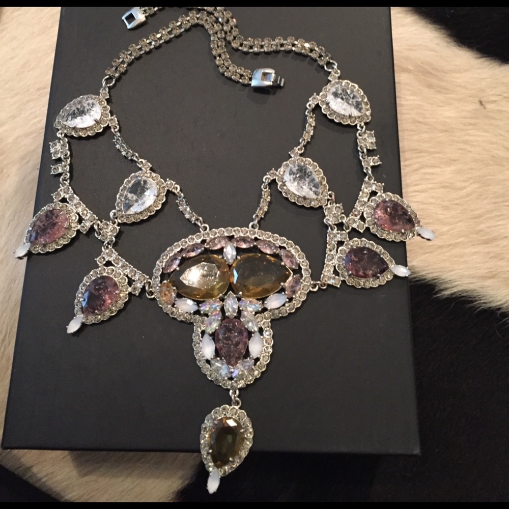 Large costume jewelry necklace