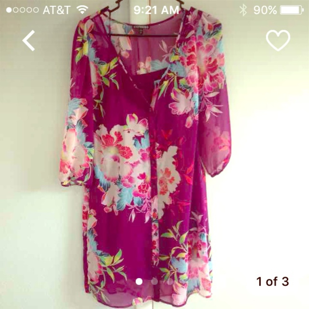 Gorgeous express dress with slip