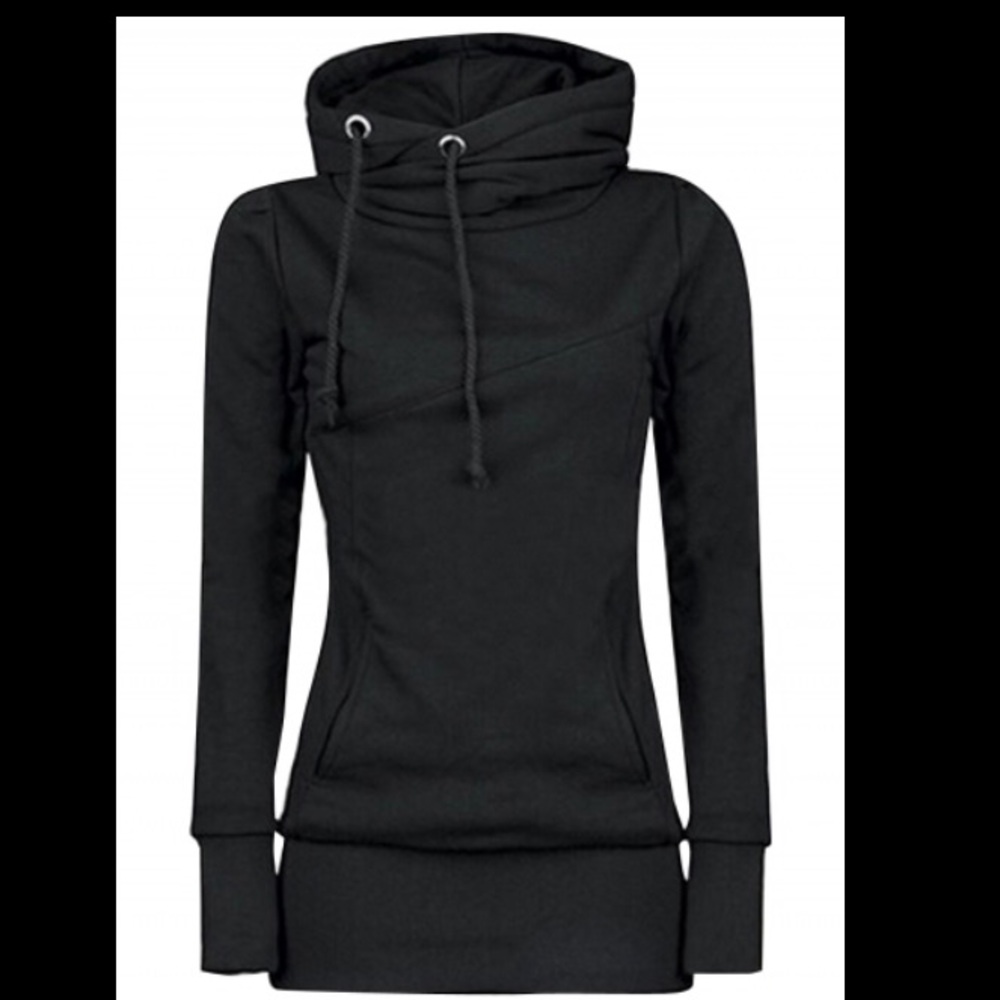 NWT black hoodie sweatshirt - Azbro