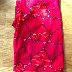 LuLaRoe Valentines Leggings OS