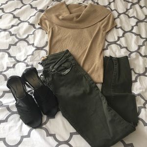 Zara Dark Green Pants 💚🌟